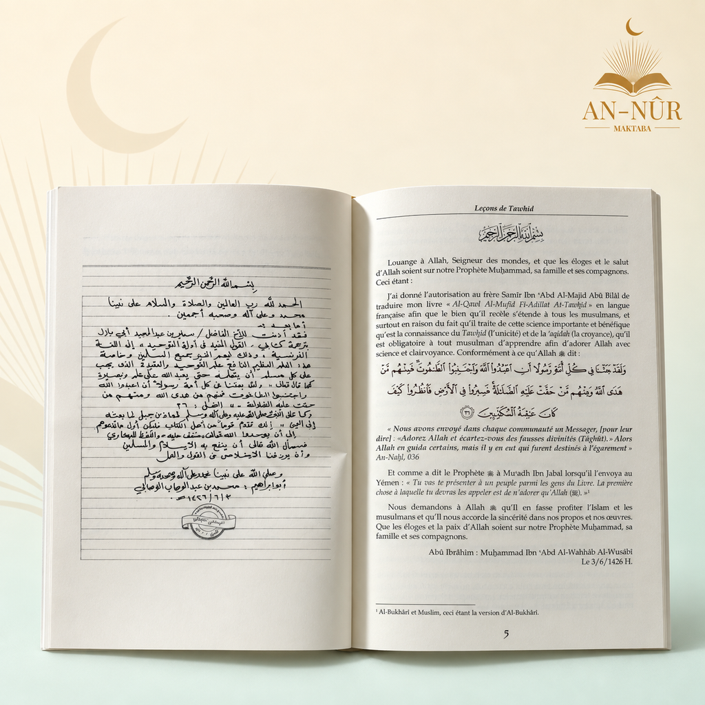 Leçons de Tawhid — Al-Qawl Al-Mufîd